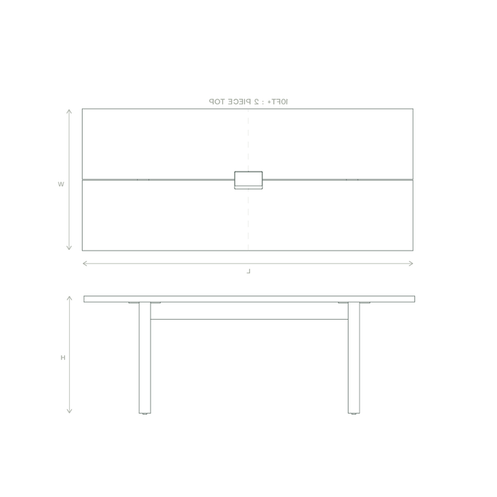 rift conference table dimensions